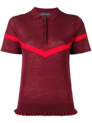 Cashmere In Love Jean knitted polo shirt - Red