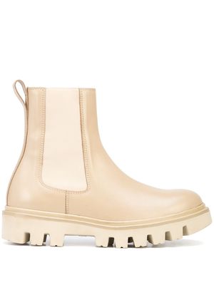 Koio Chelsea leather ankle boots - Neutrals