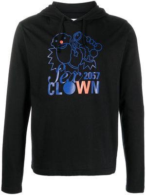 Walter Van Beirendonck Pre-Owned 2057 Clown hoodie - Black