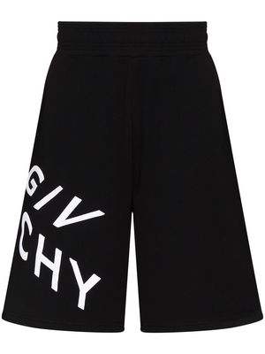 Givenchy Refracted Logo cotton shorts - Black