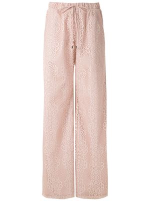Olympiah Tournesol lace wide leg trousers - Pink