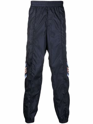 Versace Greca-detail track pants - Blue