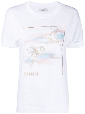 Peserico logo-print T-shirt - White