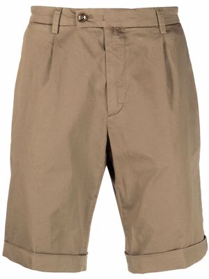 Briglia 1949 cotton chino shorts - Brown