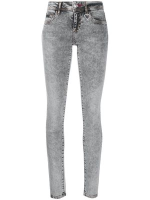 Philipp Plein high rise slim-fit jeans - Grey
