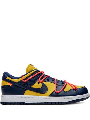 Nike X Off-White Dunk Low University Gold sneakers - Blue
