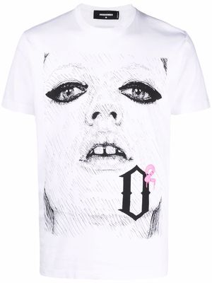 Dsquared2 graphic-print short-sleeve T-shirt - White