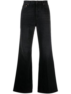 Acne Studios mid-rise bootcut jeans - Black