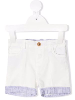 Zhoe & Tobiah stripe-print shorts - White