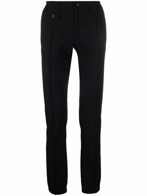 Canali pressed-crease trousers - Black