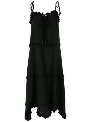 Olympiah Laço Cape dress - Black