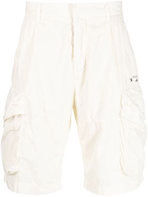 Off-White logo-print cargo shorts - Neutrals