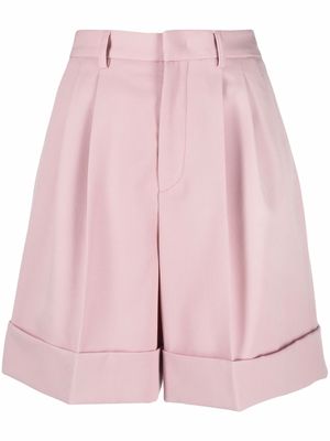 RED Valentino high-waisted tailored shorts - Pink