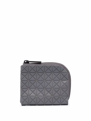 Bao Bao Issey Miyake geometric-pattern cotton wallet - Grey