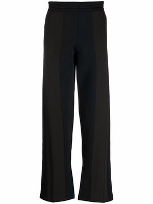 Bottega Veneta striped straight-leg trousers - Black