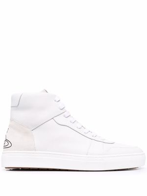 Vivienne Westwood Orb-detail lace-up trainers - White