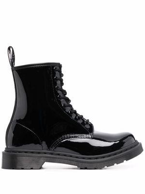 Dr. Martens high-shine ankle boots - Black