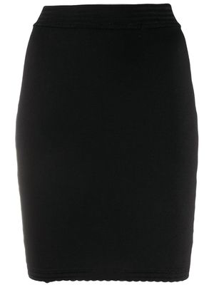 Alaïa Pre-Owned stretch mini skirt - Black