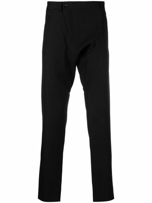 Comme Des Garçons Homme Plus four-pocket wool straight-leg trousers - Black