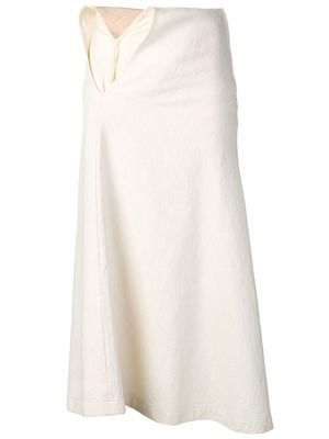 Comme Des Garçons Pre-Owned 1999's A-line midi skirt - White