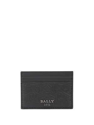 Bally Bhar leather card holder - Grey