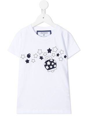 Simonetta graphic-print cotton T-shirt - White