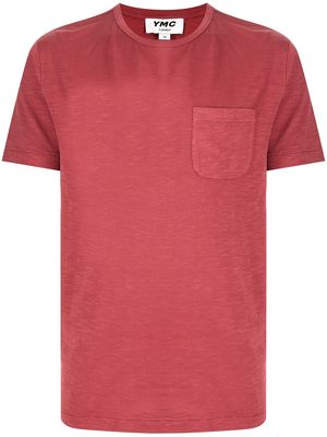 YMC Wild Ones chest-pocket T-shirt - Red