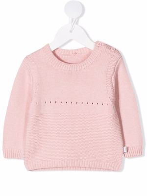 Stella McCartney Kids Poodle intarsia knit jumper - Pink