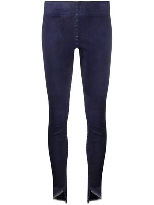 Isaac Sellam Experience slim-fit leather trousers - Purple