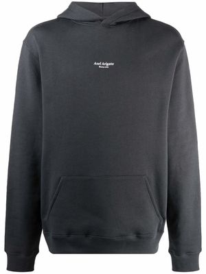 Axel Arigato logo print hoodie - Black