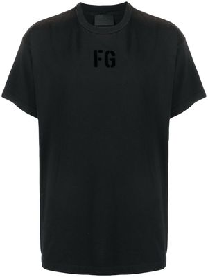 Fear Of God monogram-print cotton T-shirt - Black