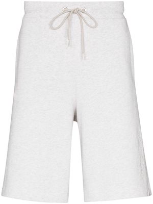 Moncler drawstring track shorts - Grey