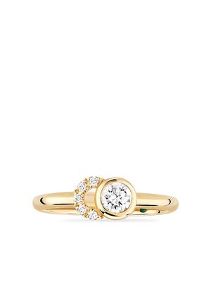 Courbet 18kt recycled yellow gold laboratory-grown diamond CO ring