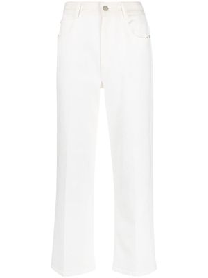 Stella McCartney straight-leg cropped jeans - White