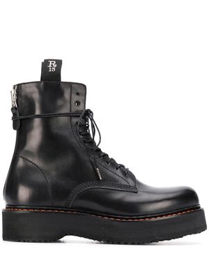 R13 military boots - Black