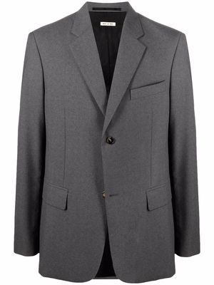 Marni single-breasted wool blazer - Grey