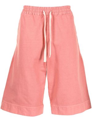 Jil Sander knee-length cotton deck shorts - Pink
