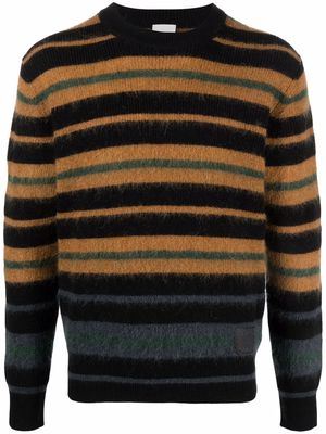 PAUL SMITH striped knitted jumper - Black