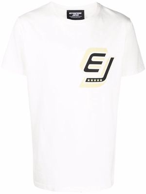 Enterprise Japan logo-print cotton T-shirt - Neutrals