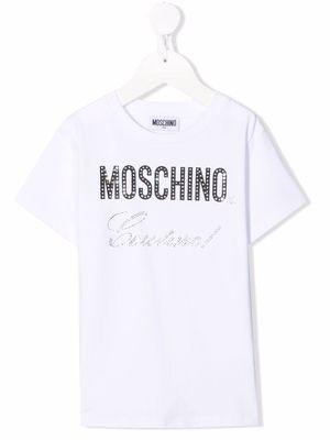 Moschino Kids Couture logo T-shirt - White