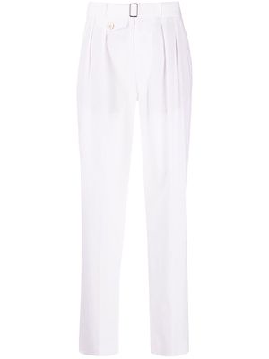 Maison Margiela tailored straight-leg trousers - White