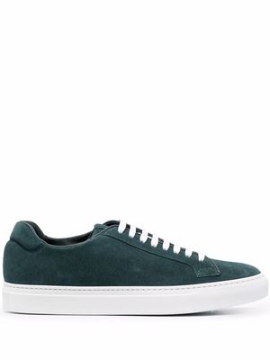 Scarosso Ugo low-top suede sneakers - Green
