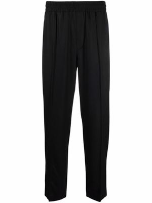 A.P.C. straight-leg wool trousers - Black