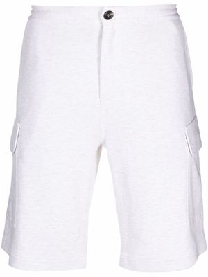 Brunello Cucinelli jersey bermuda shorts - Grey