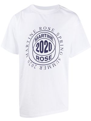 Martine Rose logo-print T-shirt - White