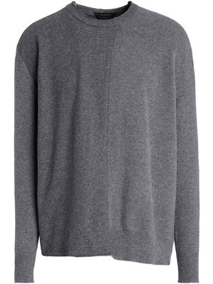 Ermenegildo Zegna layered cashmere-blend jumper - Grey