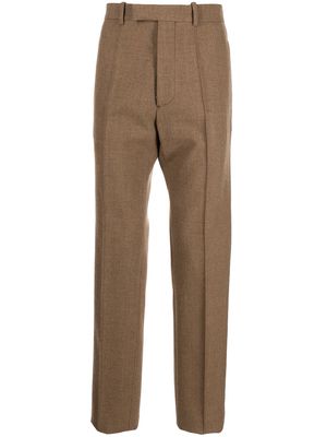 OAMC tailored-cut slim-fit trousers - Brown