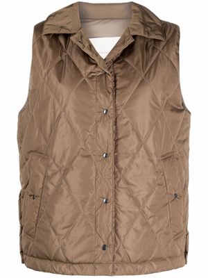 Mackintosh ANNABEL quilted liner vest - Brown