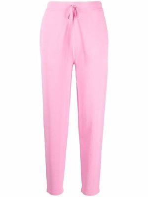 12 STOREEZ drawstring straight-leg trousers - Pink