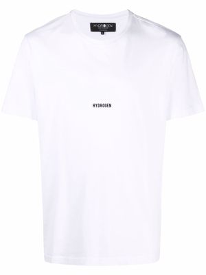 Hydrogen logo-print cotton T-shirt - White
